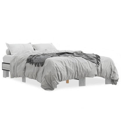 Giroletto Grigio Sonoma 120x200 cm in Legno Multistrato Metallo | homemem39