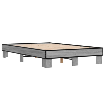 Giroletto Grigio Sonoma 120x200 cm in Legno Multistrato Metallo | homemem39