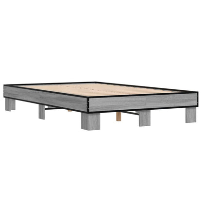 Giroletto Grigio Sonoma 120x200 cm in Legno Multistrato Metallo | homemem39