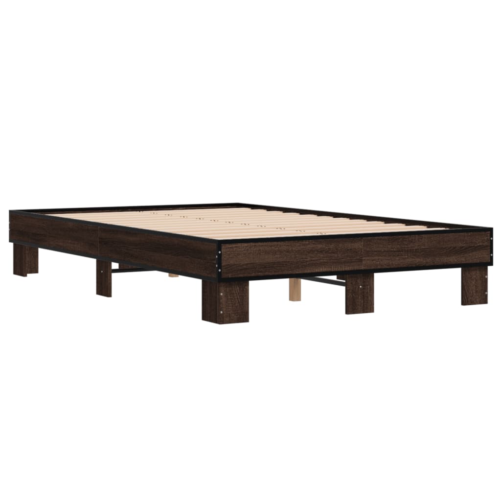 Giroletto Rovere Marrone 120x200cm in Legno Multistrato Metallo | homemem39