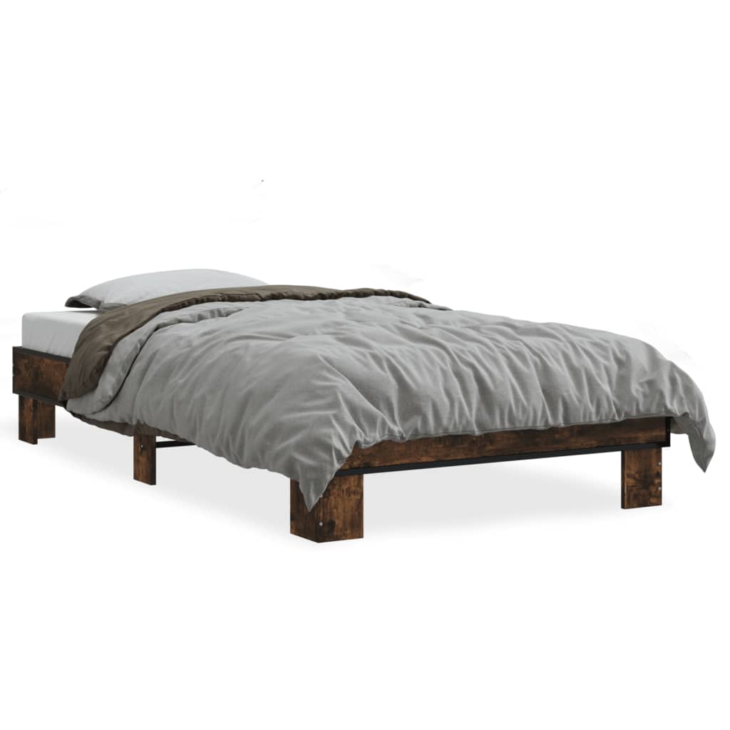 Giroletto Rovere Fumo 100x200 cm in Legno Multistrato e Metallo | homemem39