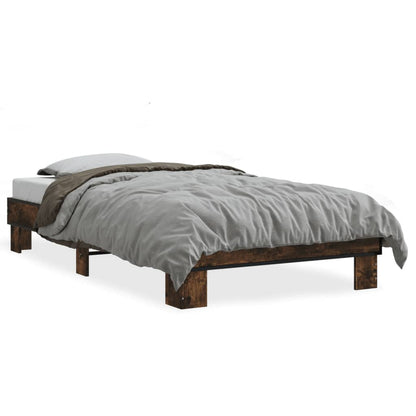Giroletto Rovere Fumo 100x200 cm in Legno Multistrato e Metallo | homemem39