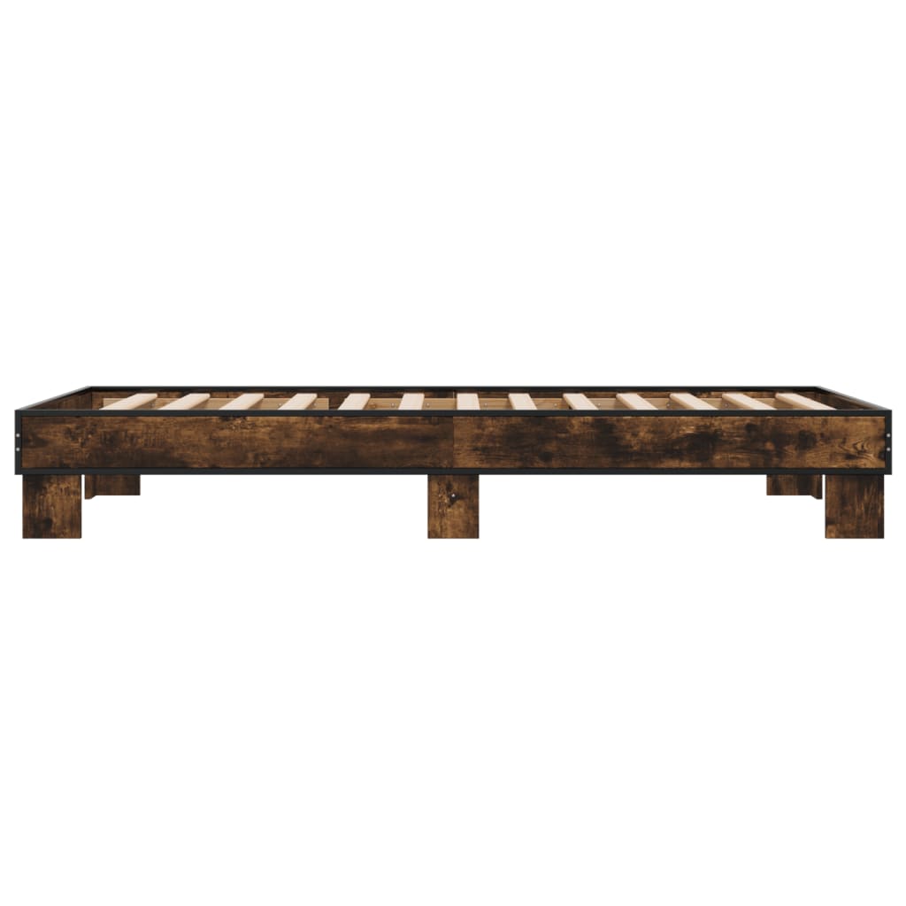 Giroletto Rovere Fumo 100x200 cm in Legno Multistrato e Metallo | homemem39