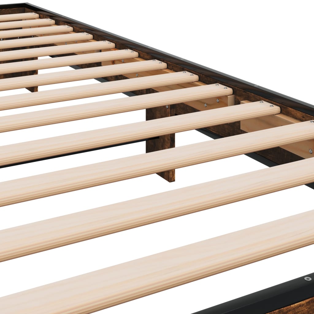 Giroletto Rovere Fumo 100x200 cm in Legno Multistrato e Metallo | homemem39