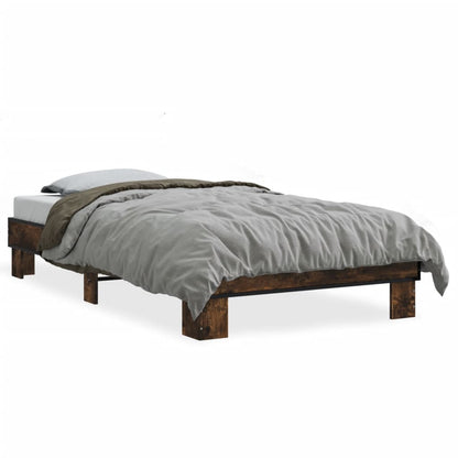 Giroletto Rovere Fumo 75x190 cm in Legno Multistrato e Metallo | homemem39