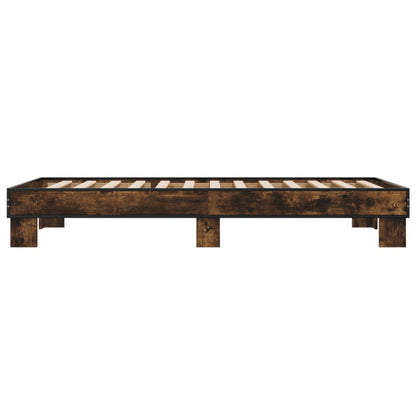 Giroletto Rovere Fumo 75x190 cm in Legno Multistrato e Metallo | homemem39