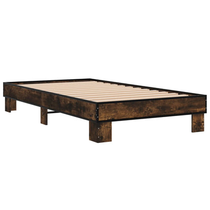 Giroletto Rovere Fumo 75x190 cm in Legno Multistrato e Metallo | homemem39