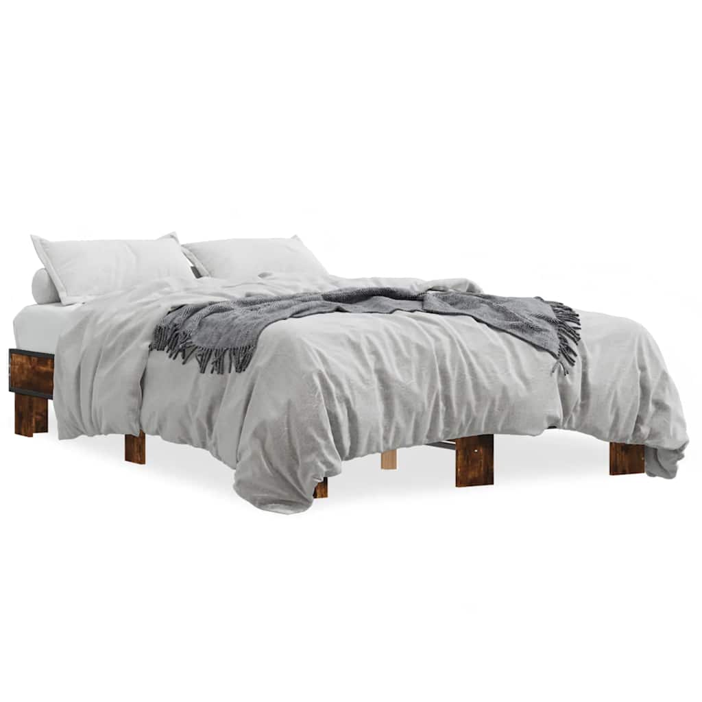 Giroletto Rovere Fumo 140x190 cm in Legno Multistrato Metallo | homemem39