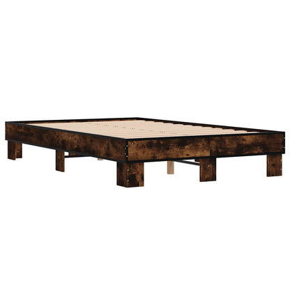 Giroletto Rovere Fumo 140x190 cm in Legno Multistrato Metallo | homemem39