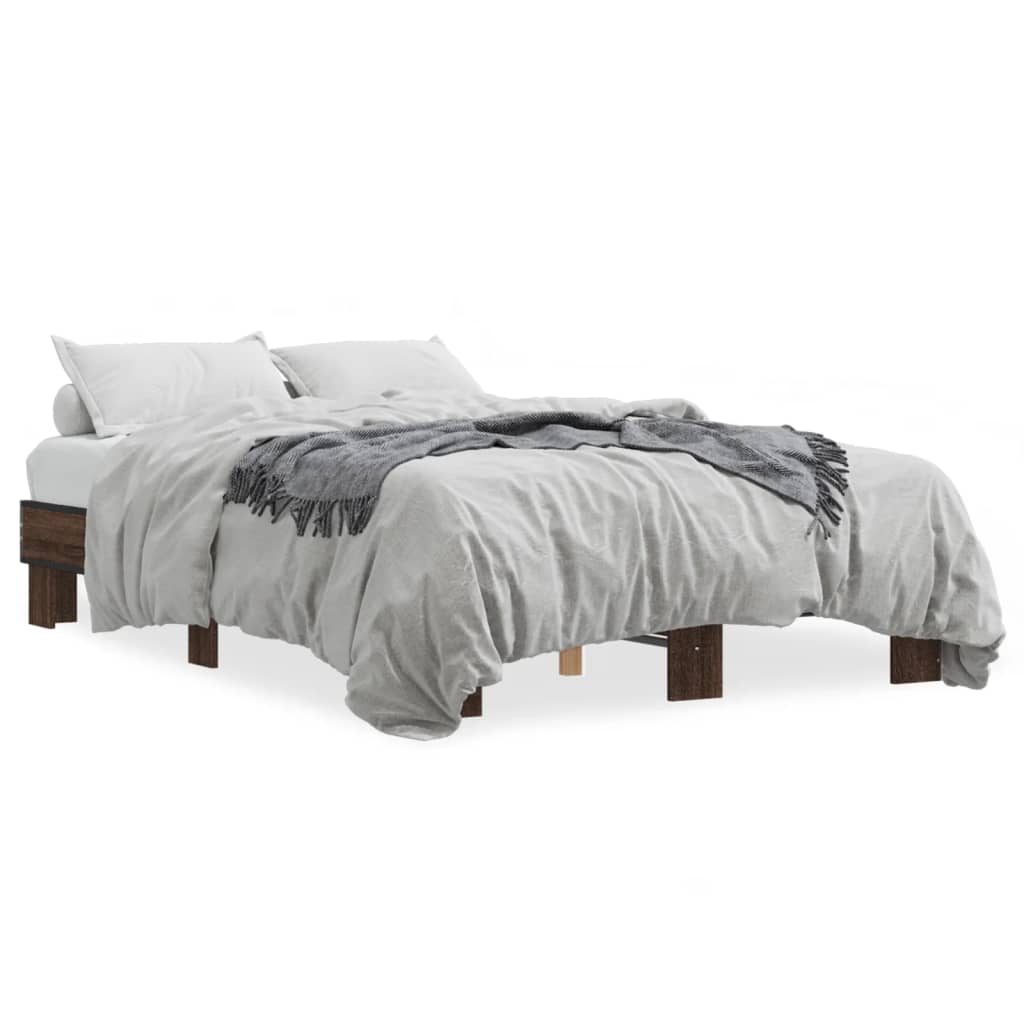 Giroletto Rovere Marrone 140x190cm in Legno Multistrato Metallo | homemem39