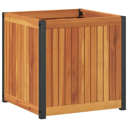 Fioriera da Giardino 45x45x44 cm in Legno Massello di Acacia - homemem39