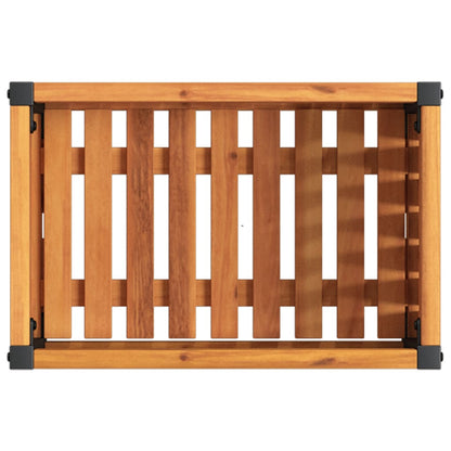 Garden Planter 45x30x27.5 cm in Solid Acacia Wood