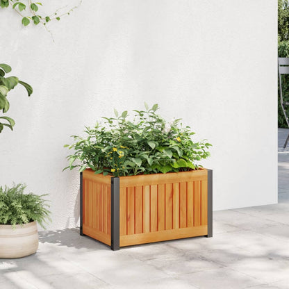 Garden Planter 45x30x27.5 cm in Solid Acacia Wood