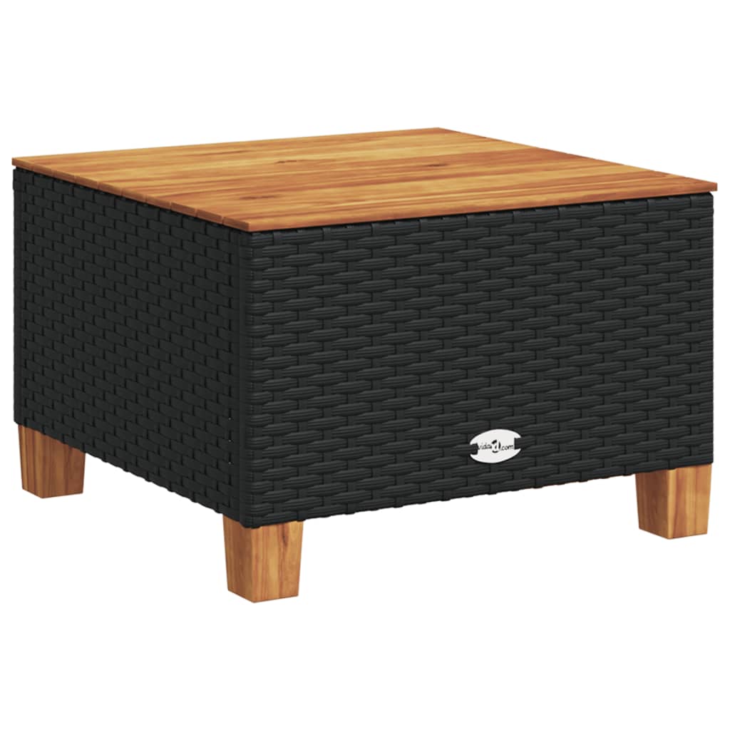 Set Divano da Giardino 6 pz con Cuscini Nero in Polyrattan | homemem39