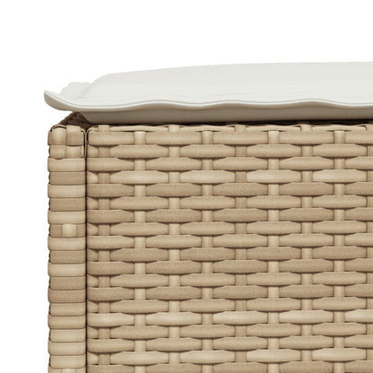 Set Divano da Giardino 8 pz con Cuscini Beige in Polyrattan - homemem39