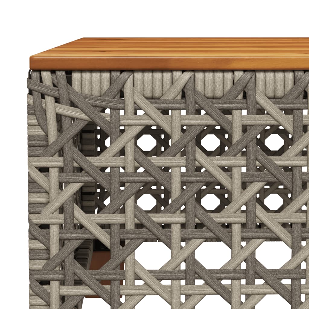Set Divano da Giardino 8 pz con Cuscini Grigio in Polyrattan | homemem39