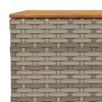 Set Divano da Giardino 9 pz con Cuscini Grigio in Polyrattan | homemem39
