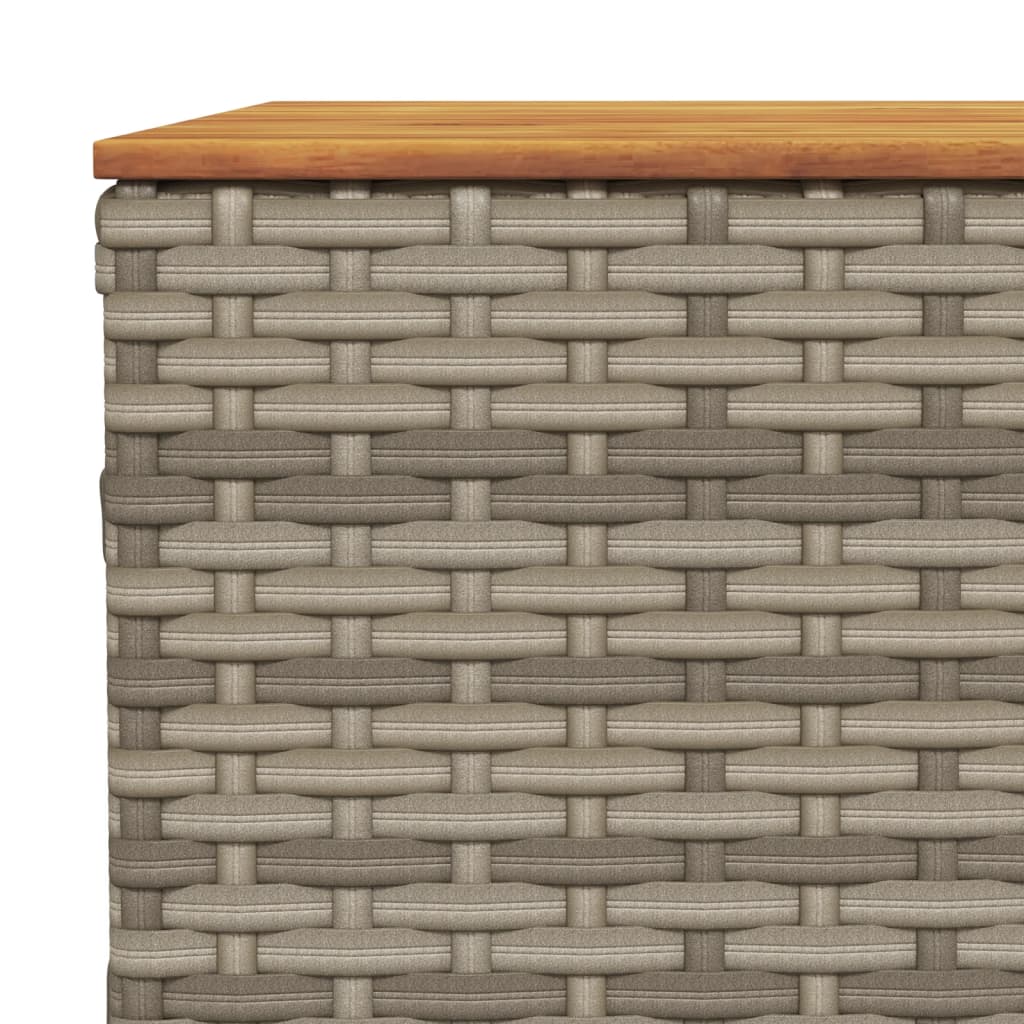 Set Divano da Giardino 6 pz con Cuscini Grigio in Polyrattan | homemem39