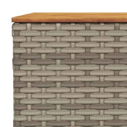 Set Divani da Giardino 7 pz con Cuscini Grigio in Polyrattan | homemem39