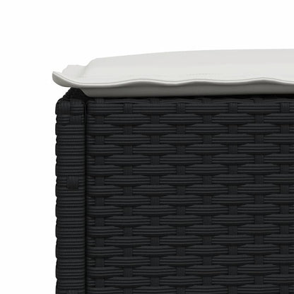 Set Divani da Giardino con Cuscini 7pz Nero Polyrattan - homemem39