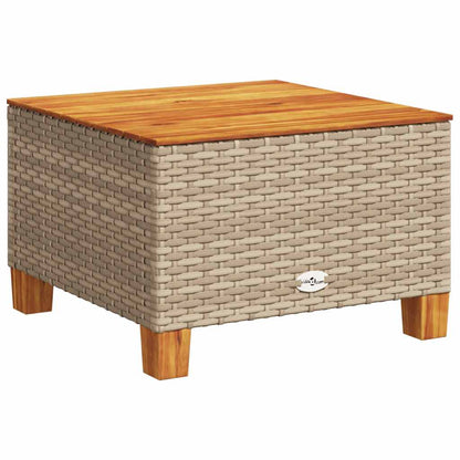 Set Divani da Giardino 11 pz con Cuscini Beige in Polyrattan - homemem39