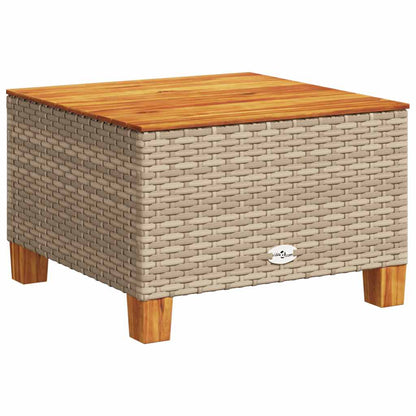 Set Divani da Giardino 11 pz con Cuscini Beige in Polyrattan - homemem39