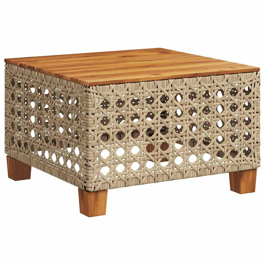 Set Divani da Giardino 11 pz con Cuscini Beige in Polyrattan | homemem39