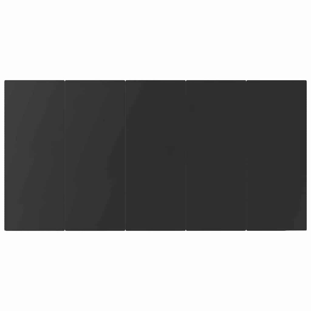 Set da Pranzo per Giardino con cuscino 7 pcs Grigio polyrattan