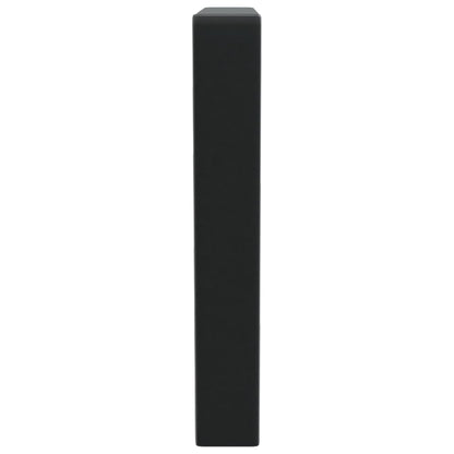 Reggimensole per Lavabo 2 pz Nere Trapezio in Acciaio | homemem39