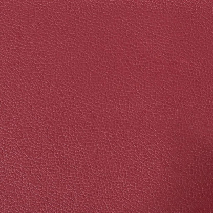 Sdraio con Cuscini Rosso Vino in Similpelle - homemem39