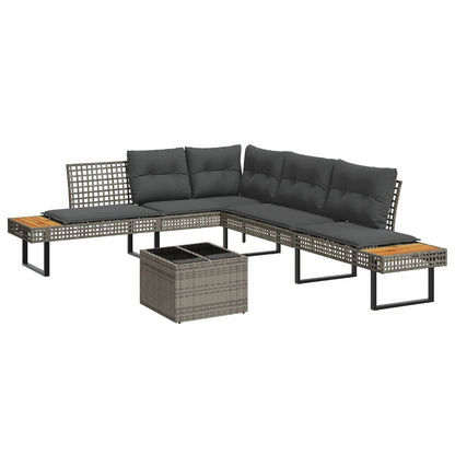 Set Divani da Giardino 2 pz con Cuscini