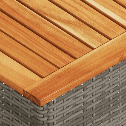 Set Divani da Giardino 2pz con Cuscini Grigio Polyrattan Acacia - homemem39