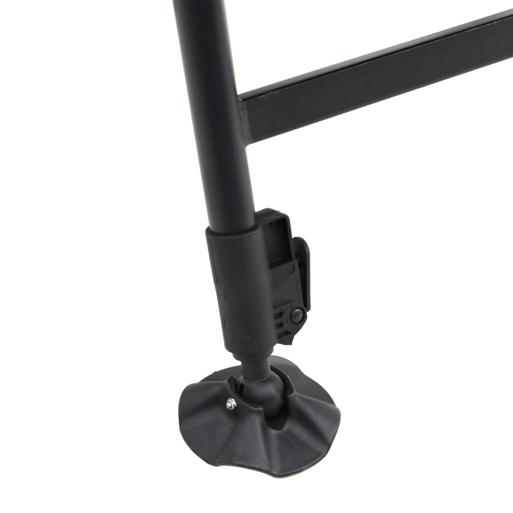 Lettino da Pesca Gambe Anti Fango Regolabili Pieghevole Verde - homemem39