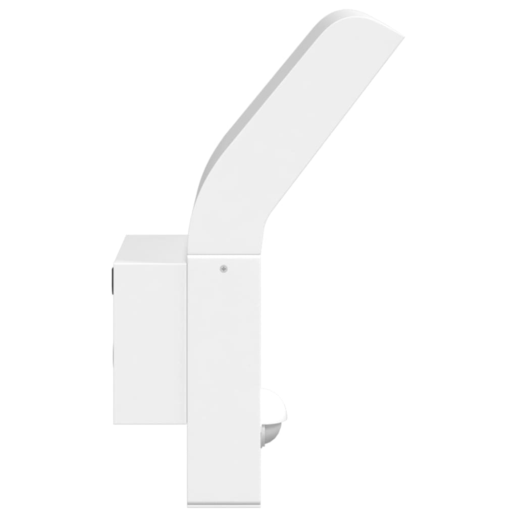 Applique con LED e Sensore Bianca in Alluminio Pressofuso - homemem39