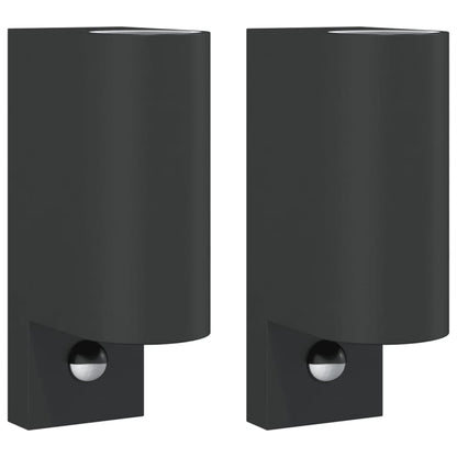 Applique with Sensor 2 pcs Black in Die Cast Aluminium