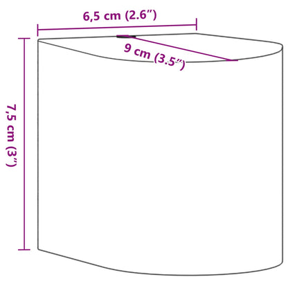 Applique per Esterni Nera in Alluminio Pressofuso