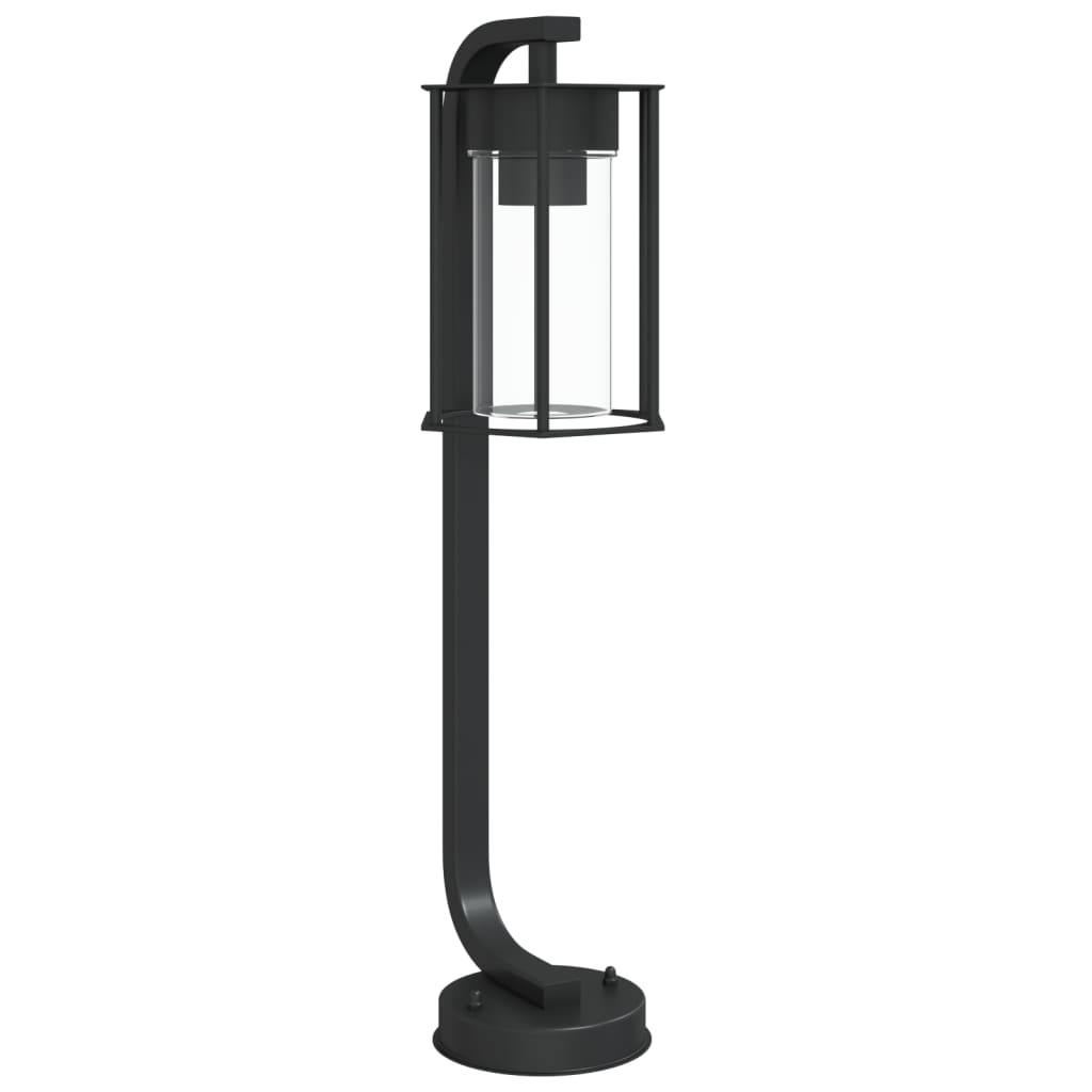 Lampada da Terra per Esterni Nera 60 cm in Acciaio Inox - homemem39