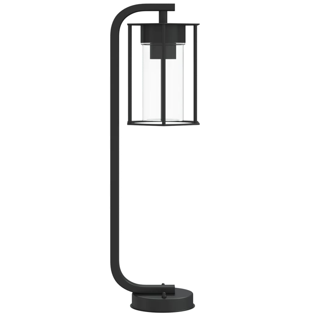 Lampada da Terra per Esterni Nera 60 cm in Acciaio Inox - homemem39