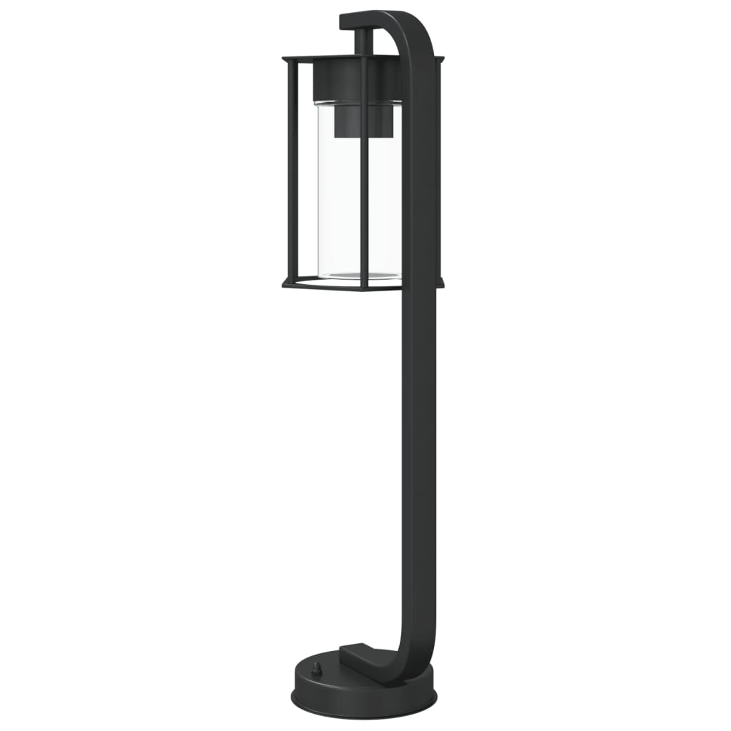 Lampada da Terra per Esterni Nera 60 cm in Acciaio Inox - homemem39