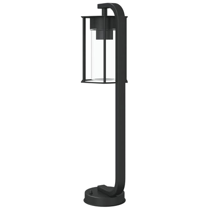 Lampada da Terra per Esterni Nera 60 cm in Acciaio Inox - homemem39