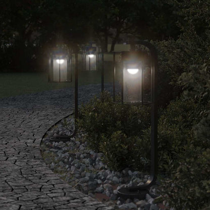 Lampade da Terra per Esterni 3 pz Nere 60 cm in Acciaio Inox | homemem39