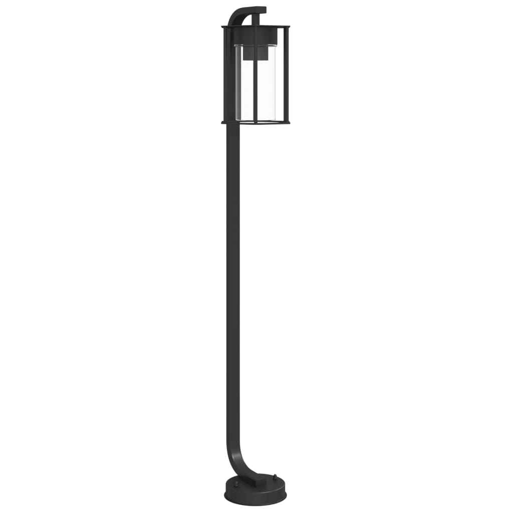 Lampada da Terra per Esterni Argento 100 cm in Acciaio Inox - homemem39