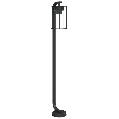 Lampada da Terra per Esterni Argento 100 cm in Acciaio Inox - homemem39
