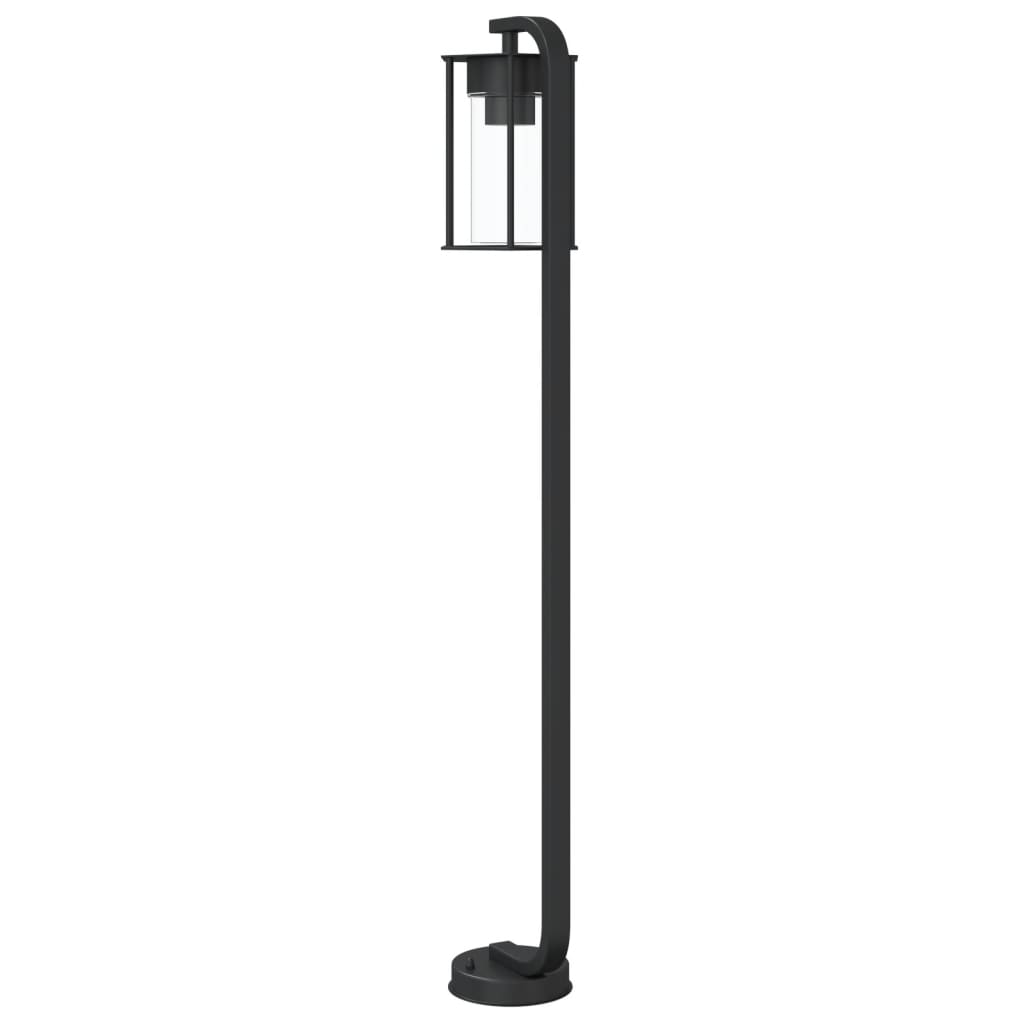 Lampada da Terra per Esterni Argento 100 cm in Acciaio Inox - homemem39