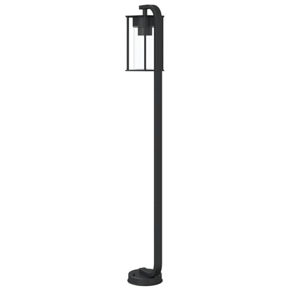 Lampada da Terra per Esterni Argento 100 cm in Acciaio Inox - homemem39