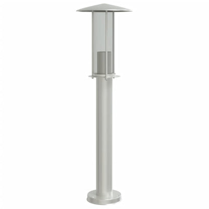 Outdoor Floor Lamps 3 pcs Silver 60 cm in Stainless Steel