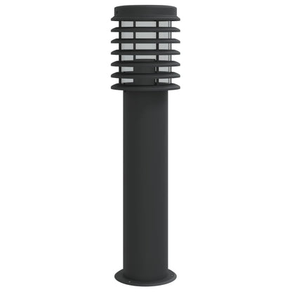 Outdoor Floor Lamps 3 pcs Black 60 cm in Stainless Steel