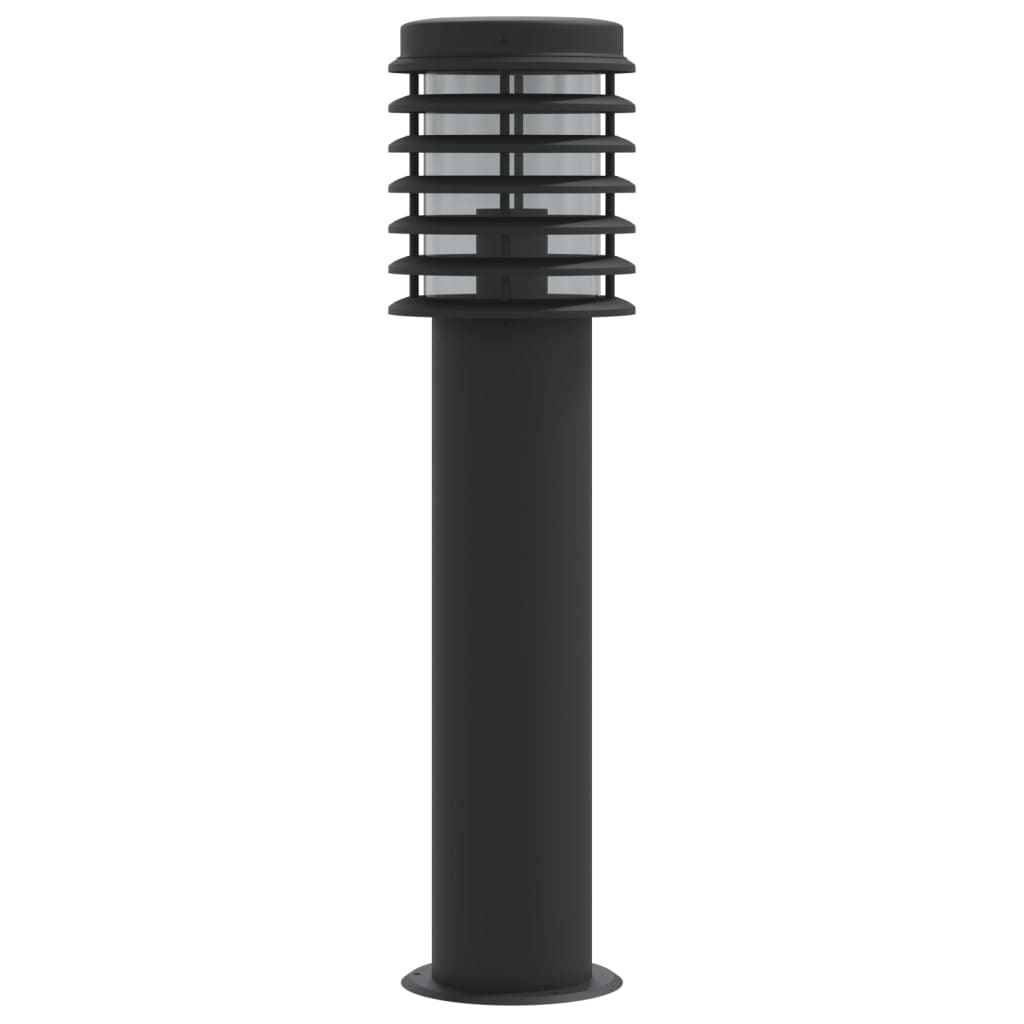 Outdoor Floor Lamps 3 pcs Black 60 cm in Stainless Steel