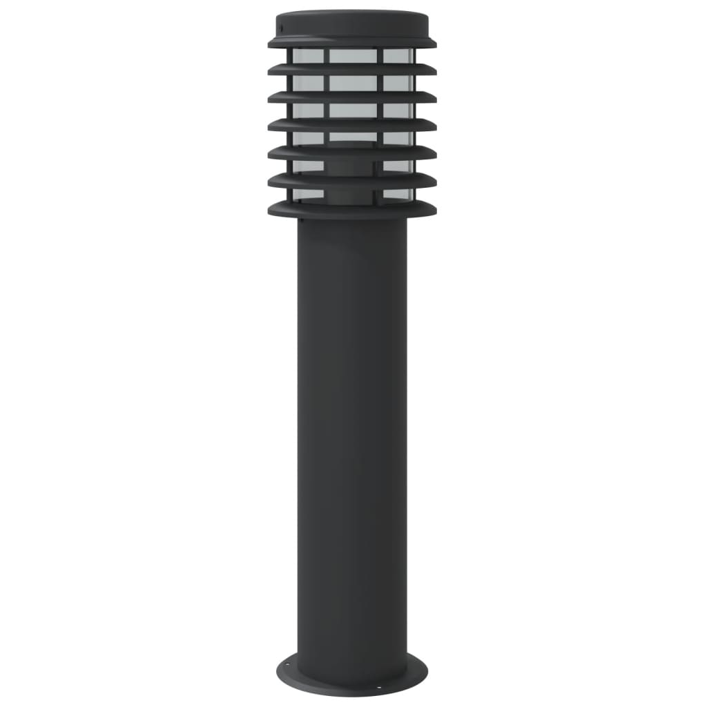 Outdoor Floor Lamps 3 pcs Black 60 cm in Stainless Steel