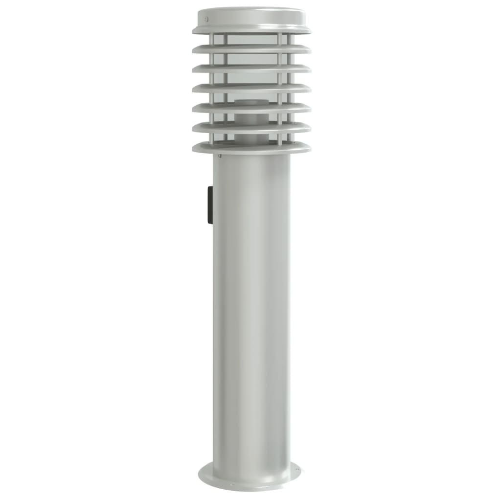 Outdoor Floor Lamp with Silver Socket 60 cm in Steel